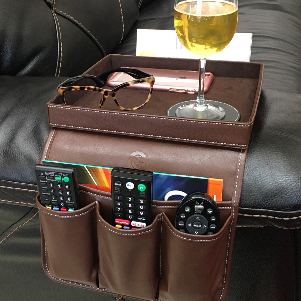 Sofa Armrest Organizer,  Remote Control holder